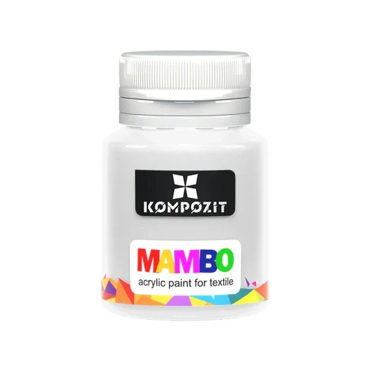 MAMBO Acrylic Paint for Fabric and Leather, 20 ml