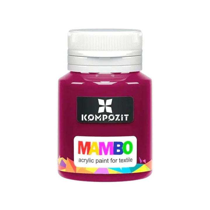 MAMBO Acrylic Paint for Fabric and Leather, 20 ml