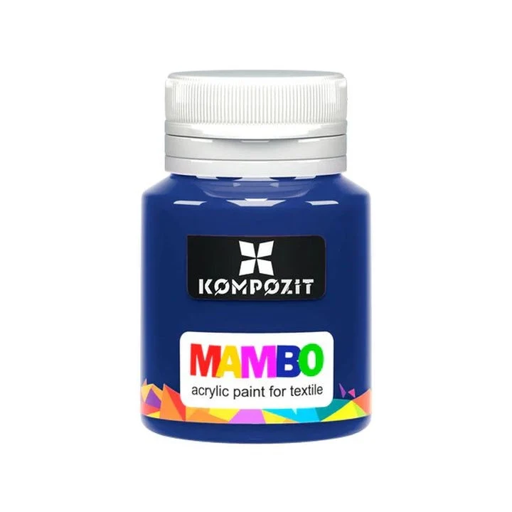MAMBO Acrylic Paint for Fabric and Leather, 20 ml