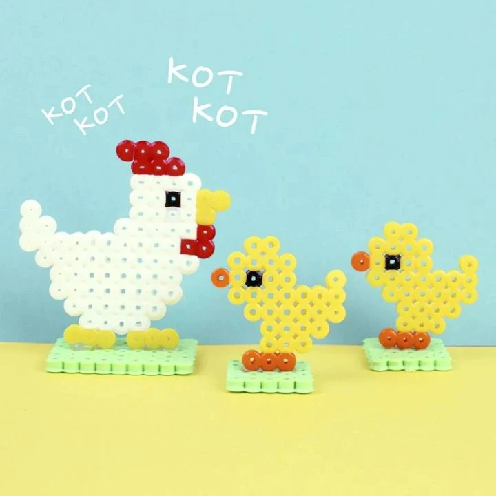 Plastic Iron-On Beads