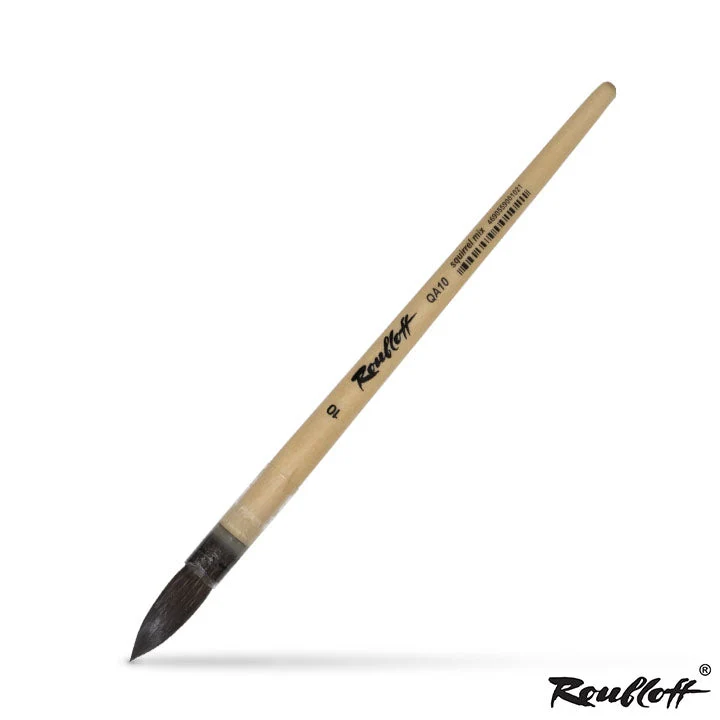 Roubloff QA10 Round Brush, Synthetic and Natural Hair Blend
