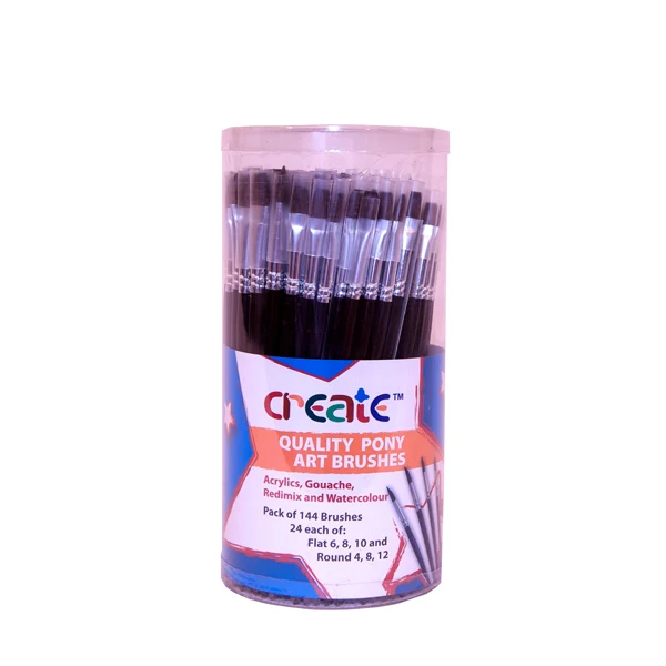 Create - Pony Brush Canister (144 Brushes)