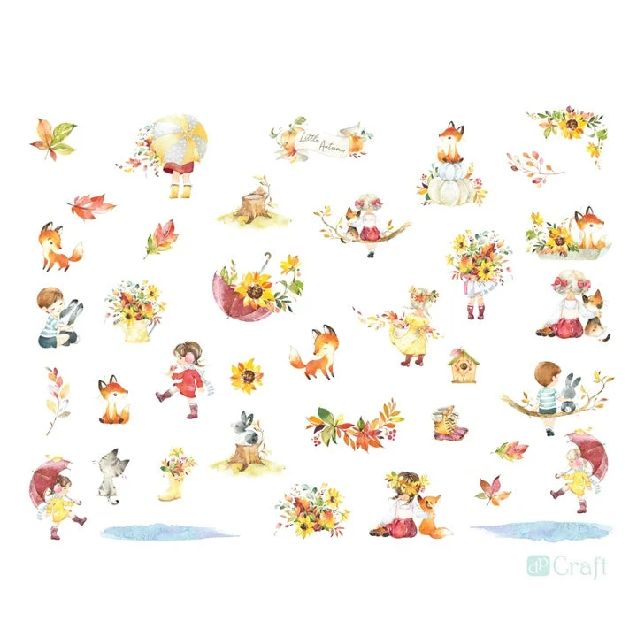 Little Autumn Paper Cutouts – Set of 50