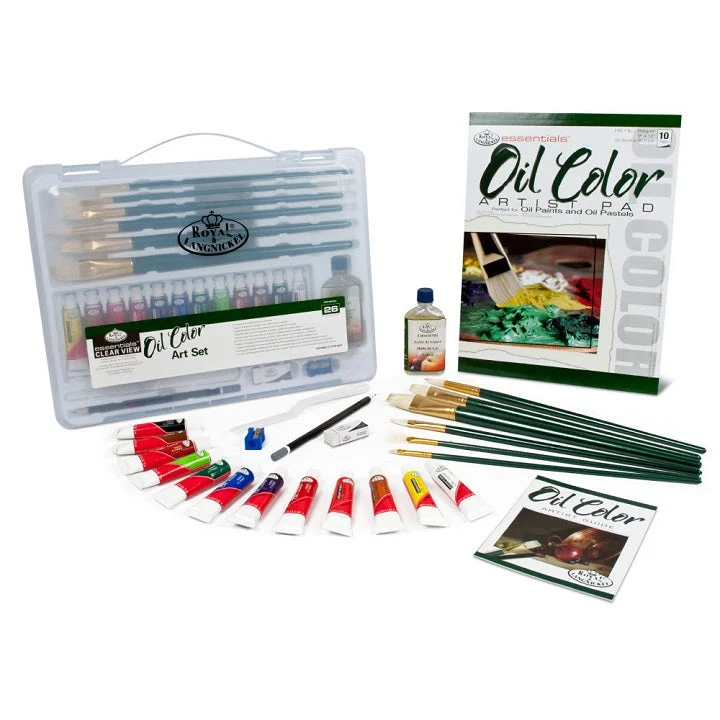 Essentials Oil Paint Set in Case, 26-Piece
