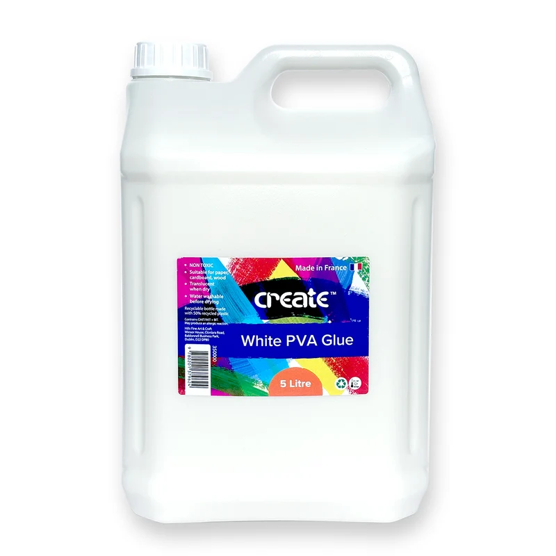 Create Craft - PVA White Glue - 5 Litre