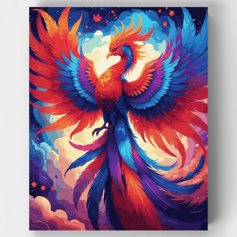 Majestic Phoenix - Paint by Numbers Kit