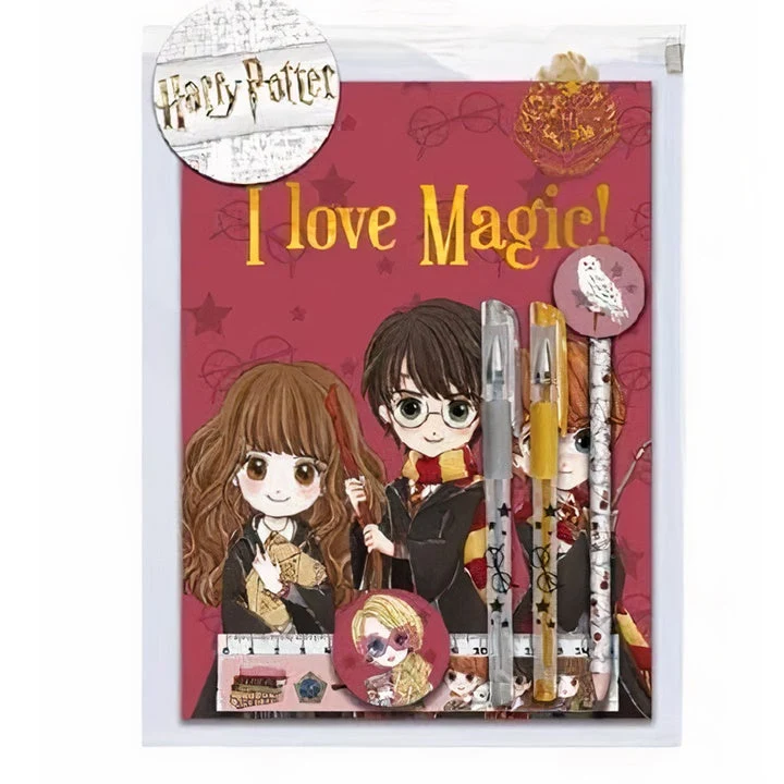 Harry Potter Notebook Set with Accessories, Set of 6
