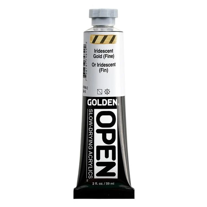 GOLDEN OPEN Slow-Drying Iridescent Acrylic Paint 59 ml