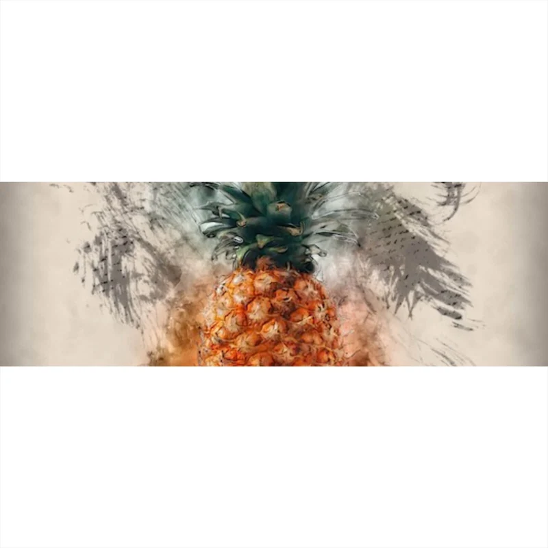 Acrylglasbild Ananas Abstrakt Panorama
