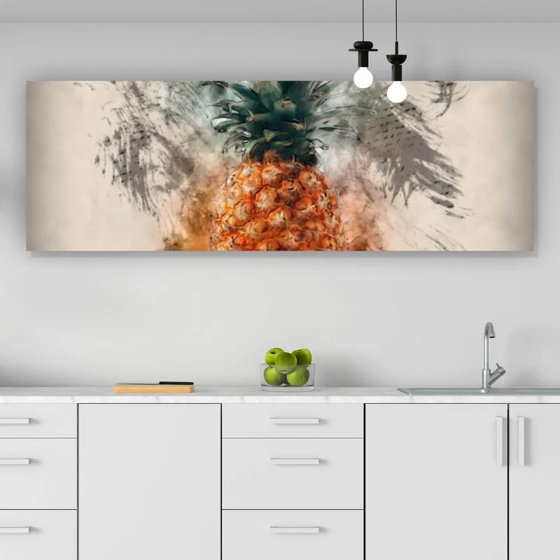 Poster Ananas Abstrakt Panorama