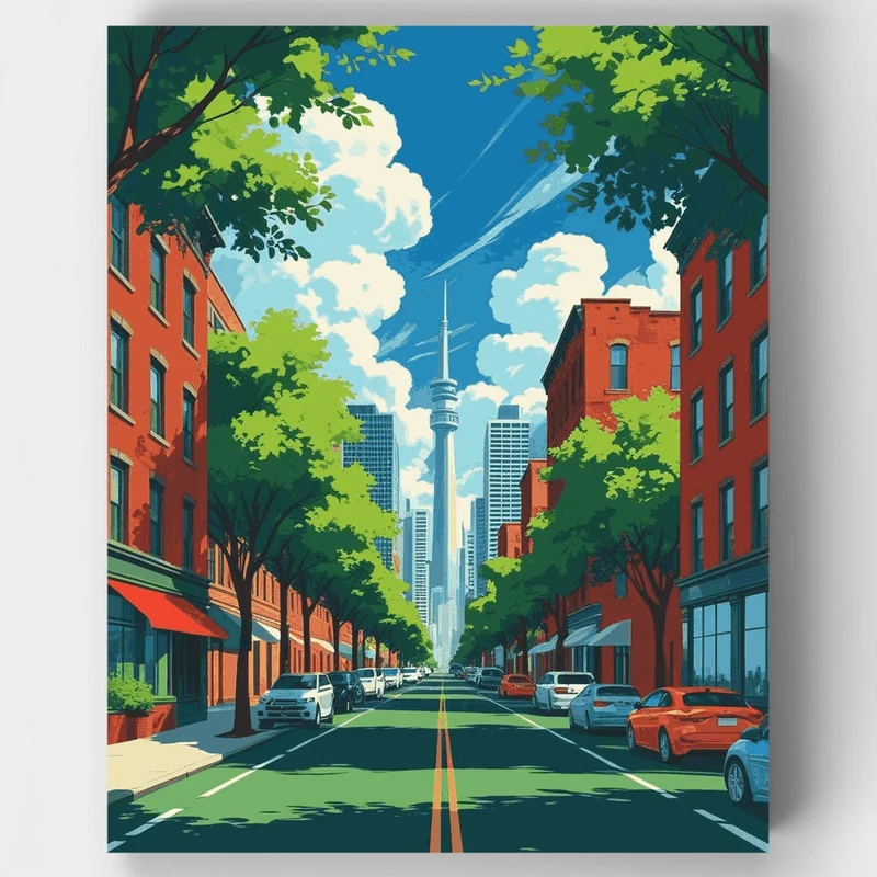 Toronto - Paint by Numbers Kit