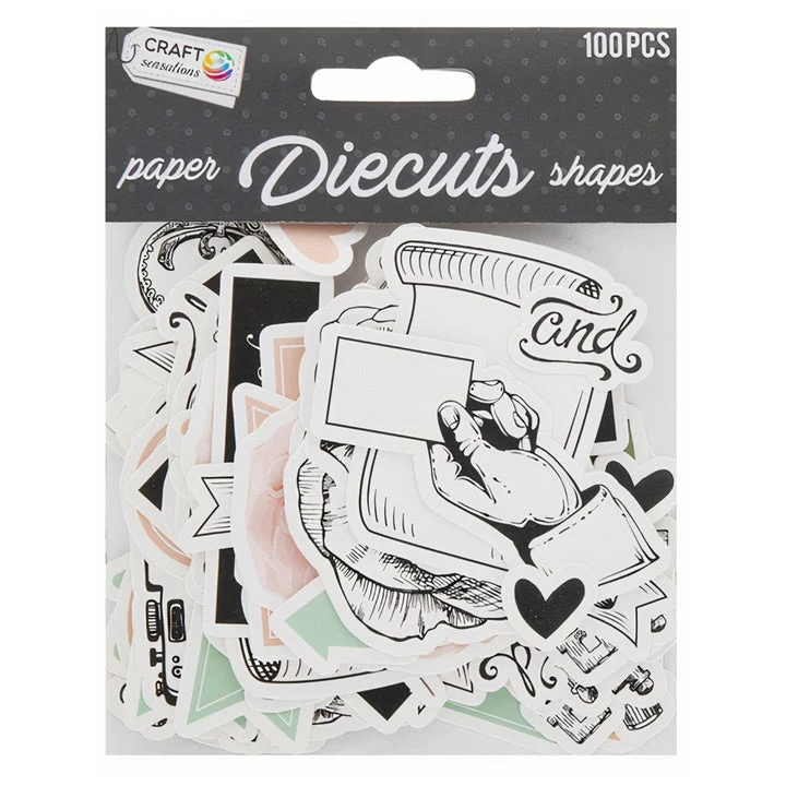 Paper Shapes 100 pcs - Set 2