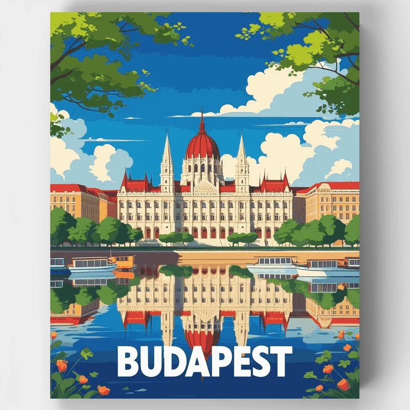 Budapest - Paint by Numbers Kit