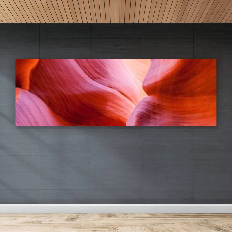 Acrylglasbild Antelope Canyon Panorama
