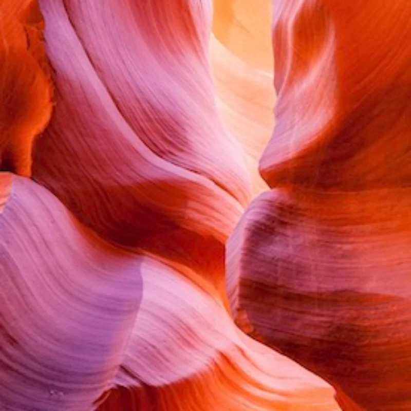 Acrylglasbild Antelope Canyon Quadrat