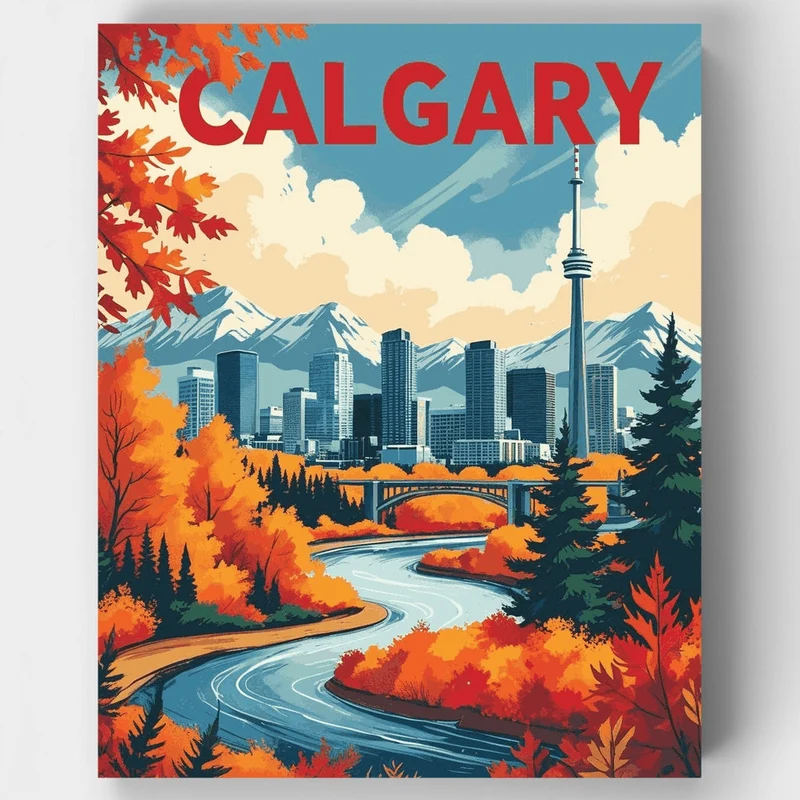 Calgary - Paint by Numbers Kit