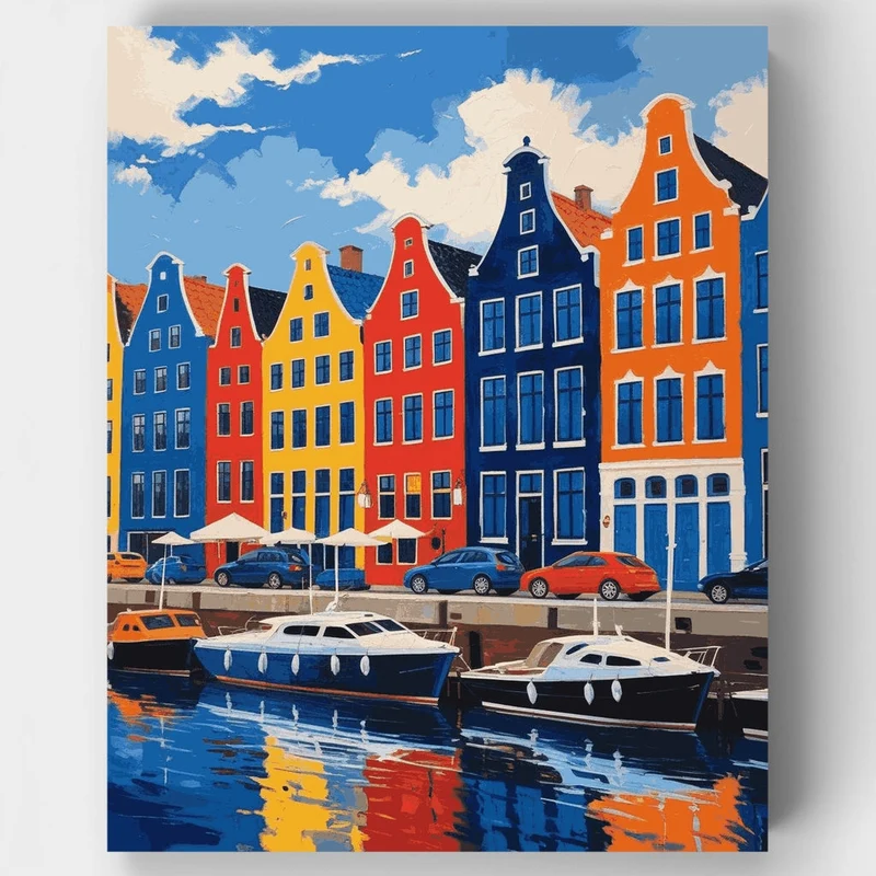 Copenhagen Canal - Paint by Numbers Kit