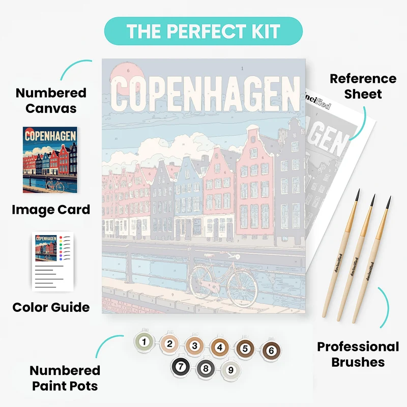 Copenhagen - Paint by Numbers Kit