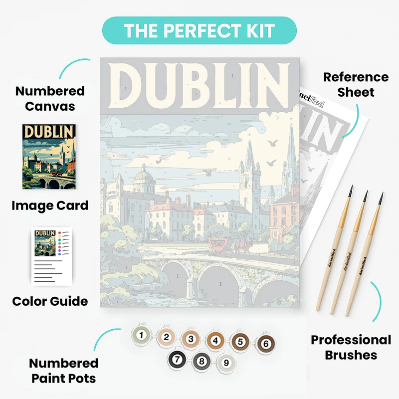 Dublin - Paint by Numbers Kit