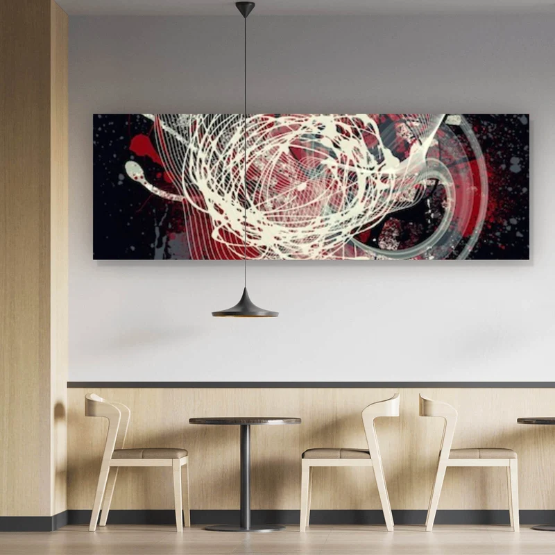 Acrylglasbild Abstrakte texturierte Collage Panorama