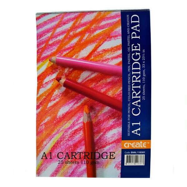 Create - Cartridge Pad - A4 - 110gsm - 25 Sheets