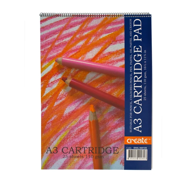 Create - Cartridge Pad - A3 - 110gsm - 25 Sheets