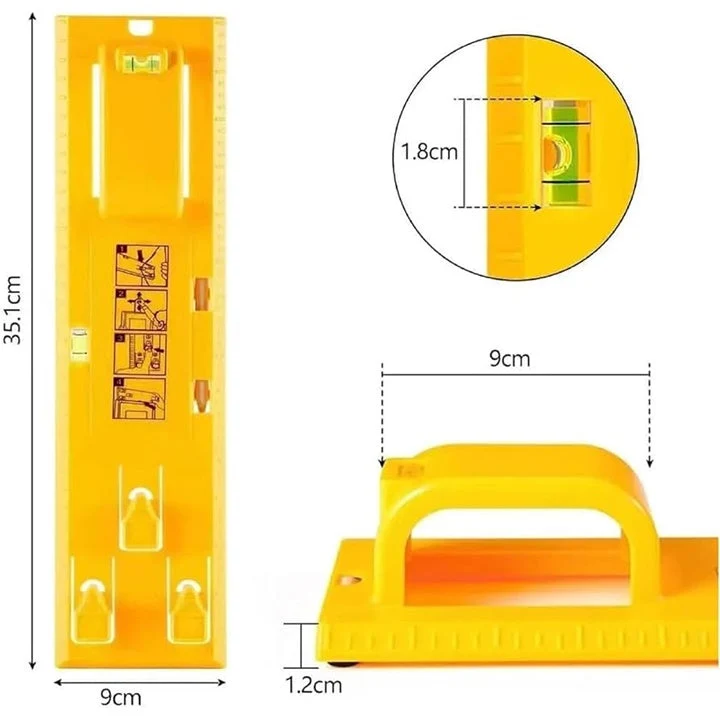 Plastic Spirit Level with Hanging Markings