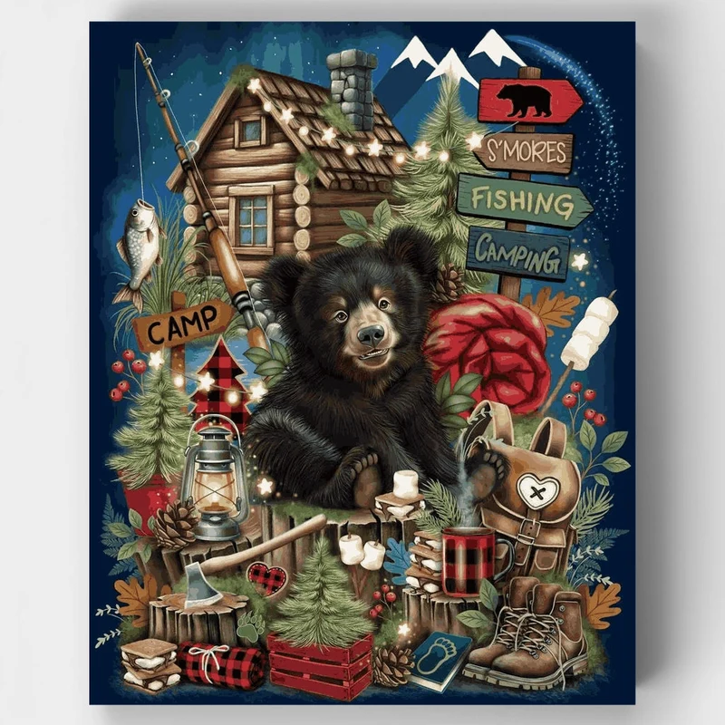 Camping Companion - Paint by Numbers Kit
