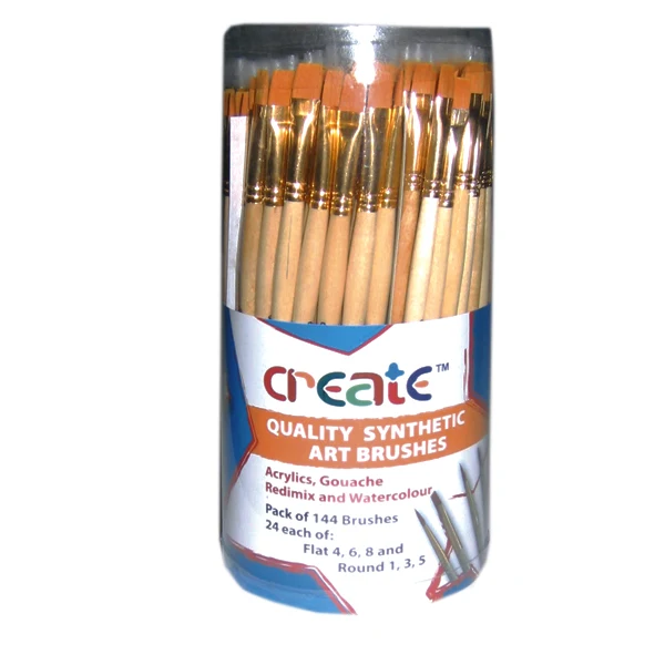 Create - Synthetic Brush Canister (144 Brushes)