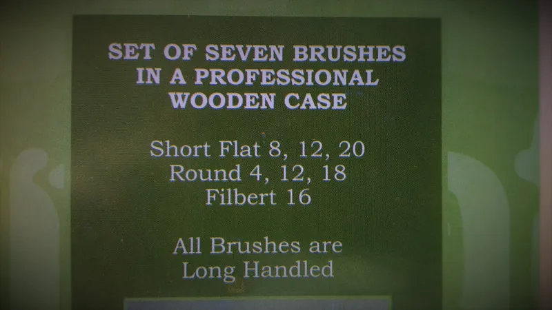 Create - Acrylic Wooden Brush Set