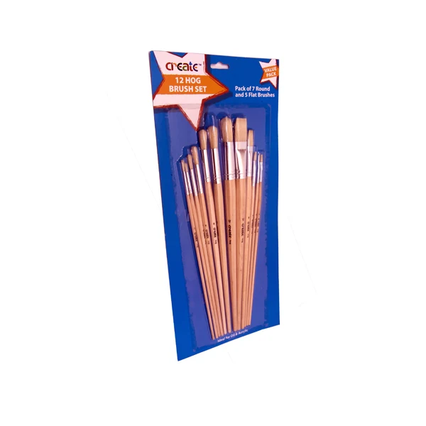 Create - 12 Piece Bristle Brush Set
