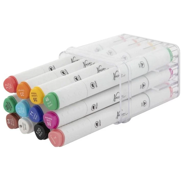 Nassau Fine Art Double-Sided Marker Set of 12