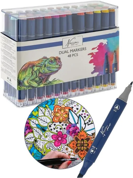 Nassau Double-Sided Marker Set of 48