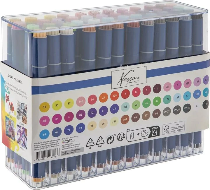 Nassau Double-Sided Marker Set of 48