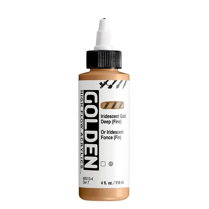 GOLDEN High Flow Iridescent Acrylic Paint, 118 ml