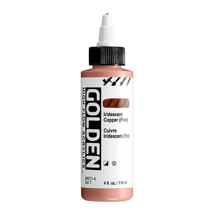 GOLDEN High Flow Iridescent Acrylic Paint, 118 ml