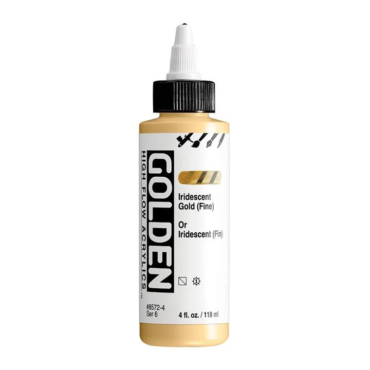 GOLDEN High Flow Iridescent Acrylic Paint, 118 ml
