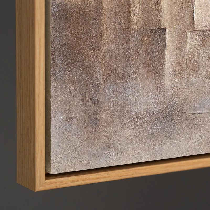 Handgemalte Gemälde „Grenzen der Illusion“ – Moderne Wandkunst auf Leinwand