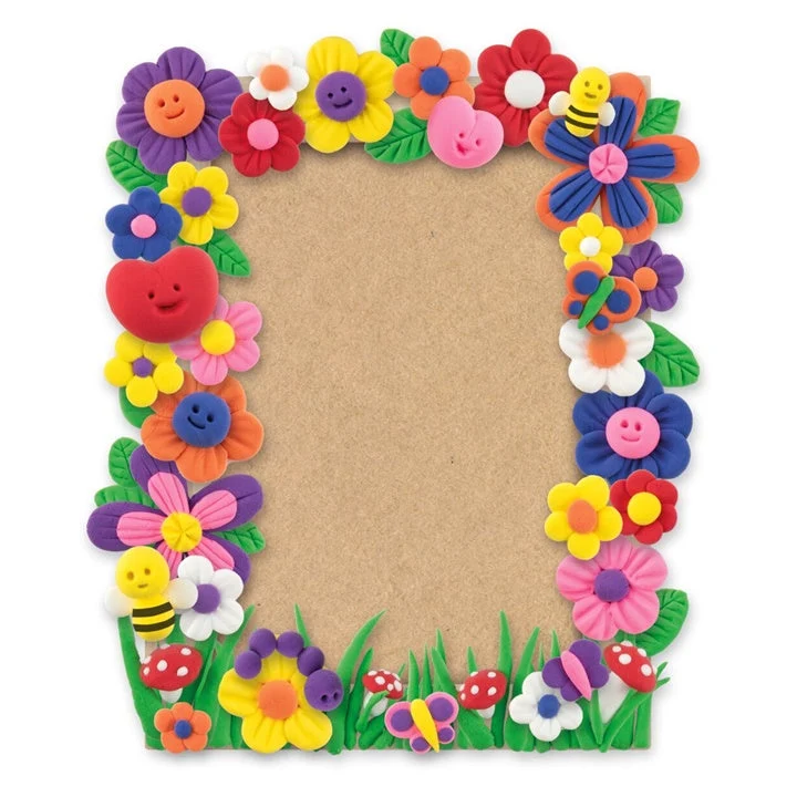 Modeling Set, Floral Frame, 15.5x20.8 cm