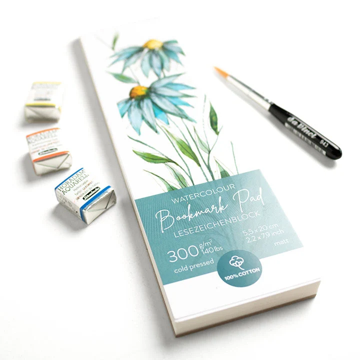Hahnemühle, Schmincke, Da Vinci Bookmark Painting Set