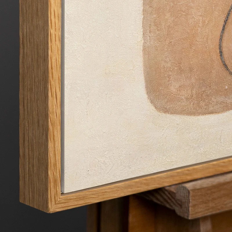 Modernes Leinwandbild handgemalt „Ausgewogenheit der Kontraste“