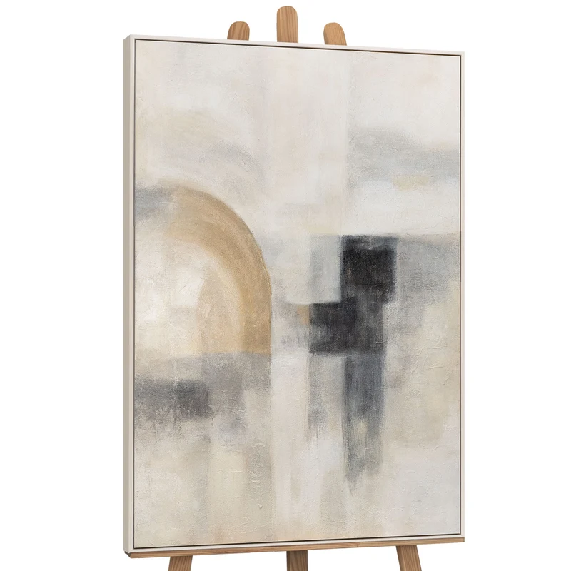 Moderne abstrakte Kunst – Acrylbild auf Leinwand „Geisterhaftes Licht“