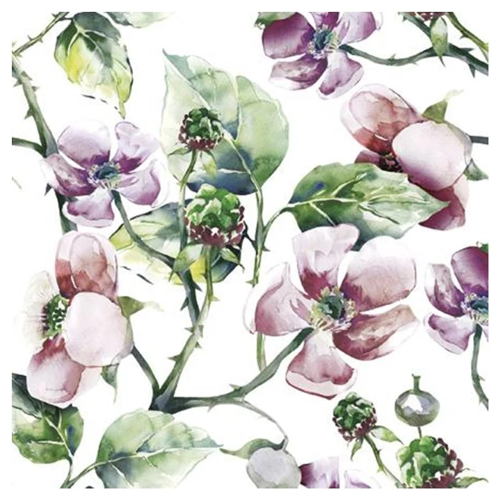 Decoupage Napkins Pink Wild Roses - 1 pc