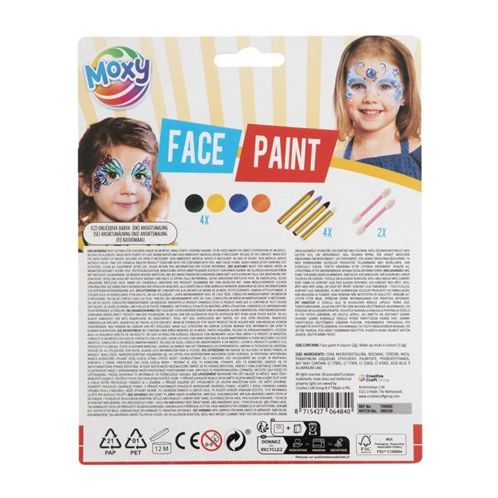 10-Piece Face Painting Set