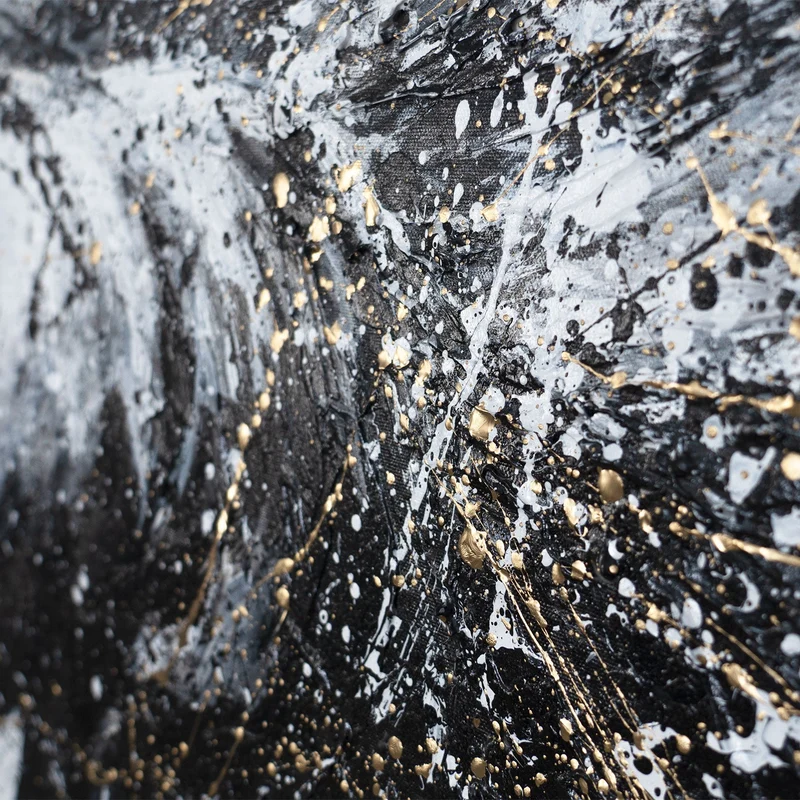 Handgemaltes Acrylbild „Galoppierendes Pferd“ – dynamische Wanddeko auf Leinwand mit Rahmen