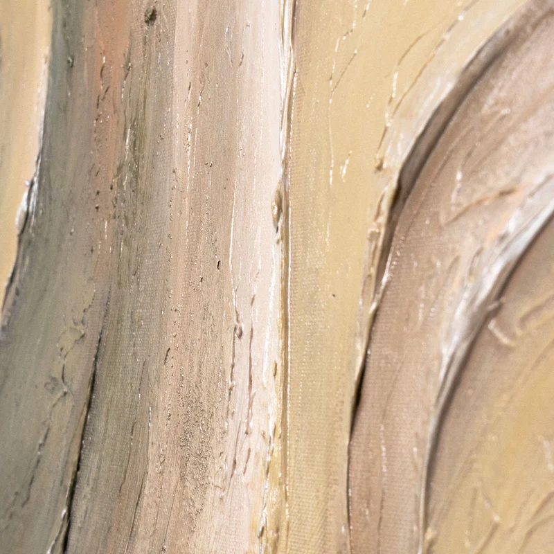 Moderne Wandkunst „Sanfte Strömung“ – Handgemaltes Acrylbild auf Leinwand