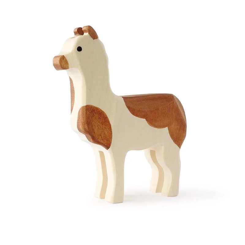 Lama gross braun