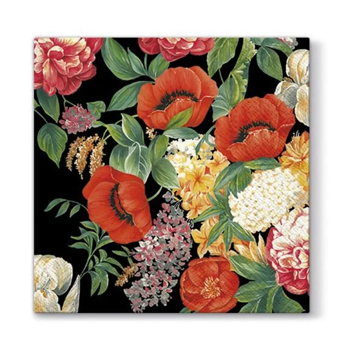 Decoupage Napkins - Nostalgic Bouquet - 1 pc
