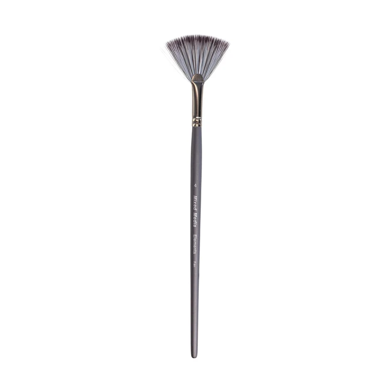 Elements - Mixed Media Synthetic - Short Handle - Fan 4