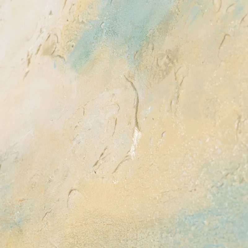 Handgemaltes Acrylbild „Goldener Weite“ – Moderne Wandkunst Naturfarben